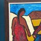 Original Swedish Oil on Canvas – “The Exchange” by Rollo – Signed – Vintage