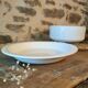 Vintage dish, Nesting service by Michel HAMON, Gien Prisunic, 1970s