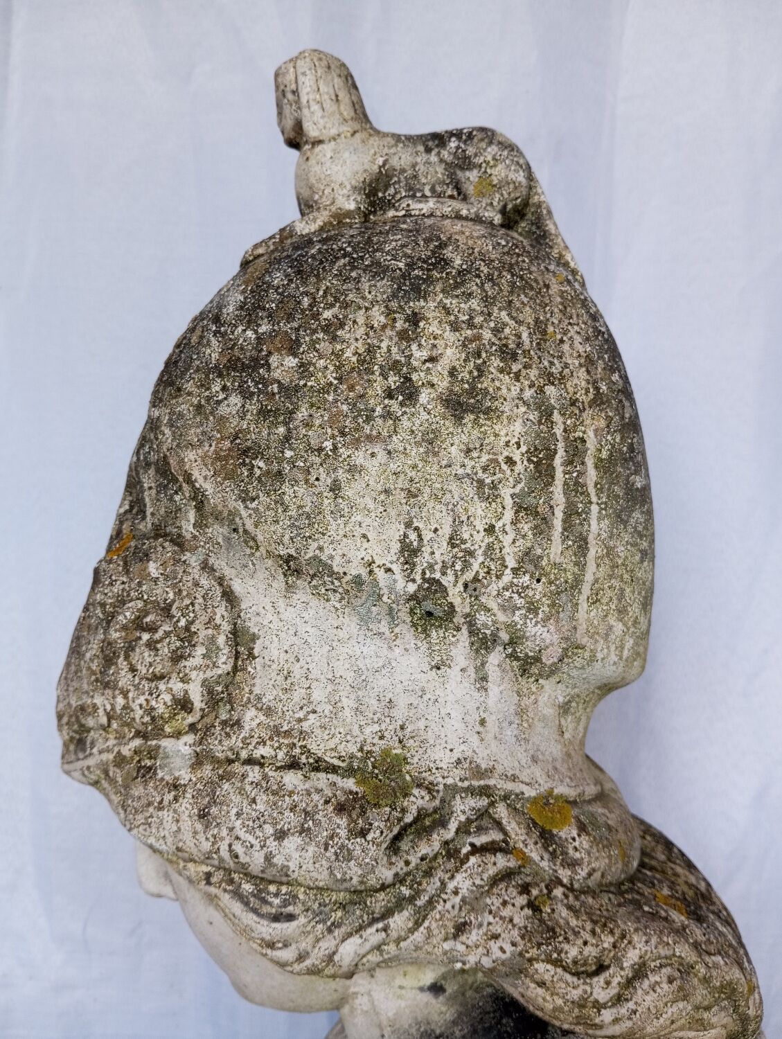 Bust of Minerva in reconstituted stone