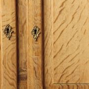 Vintage 1970s Danish Oak Low Cabinet / Sideboard, Henning Kjærnulf style