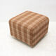 Eastern bloc upholstered pouffe, 1980´s, Czechoslovakia
