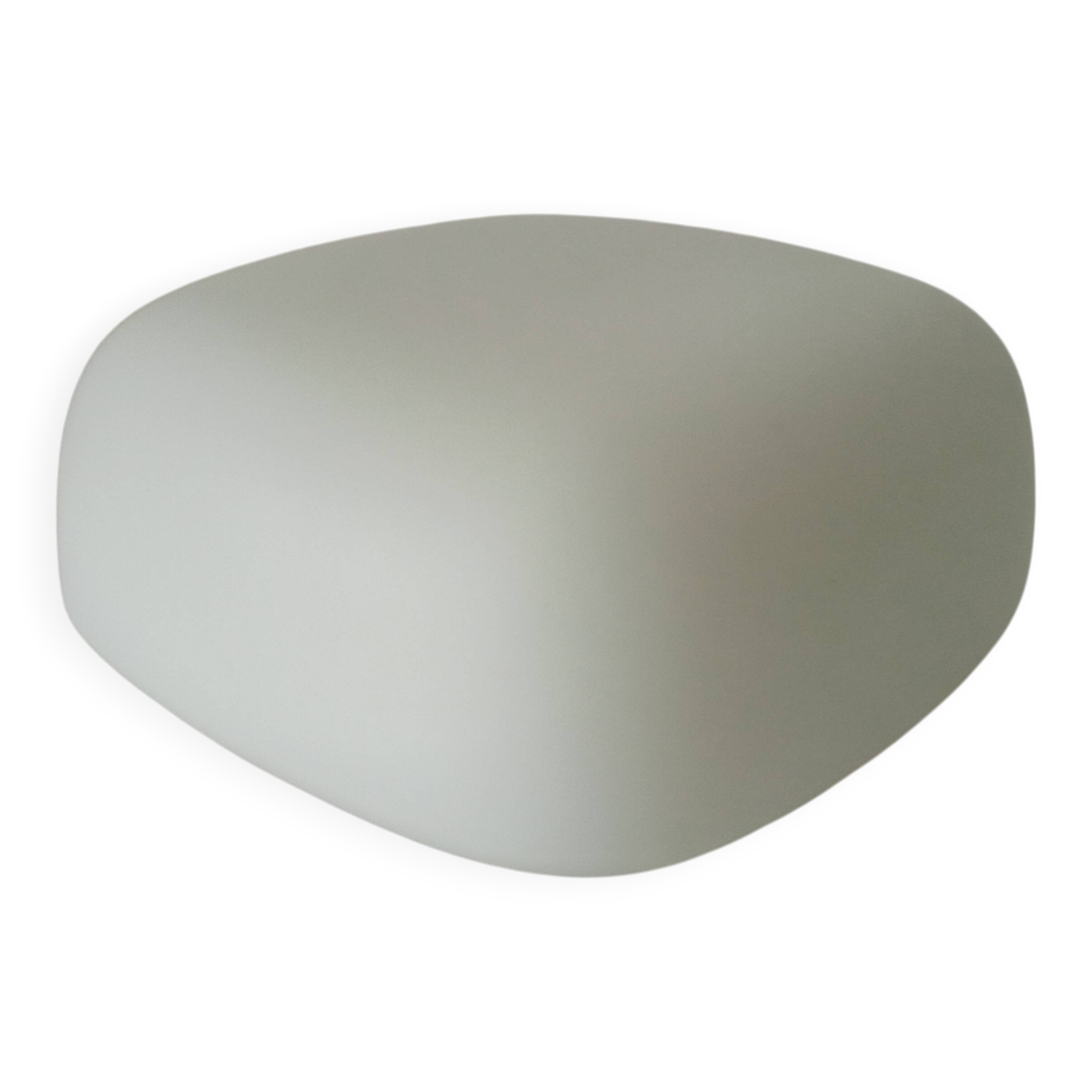Vintage Italian ceiling light in opaline from the 1960s.