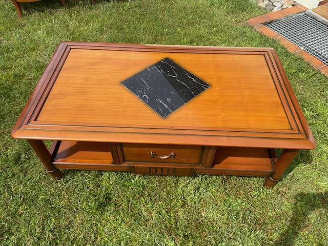 Table basse tiroir et allonges