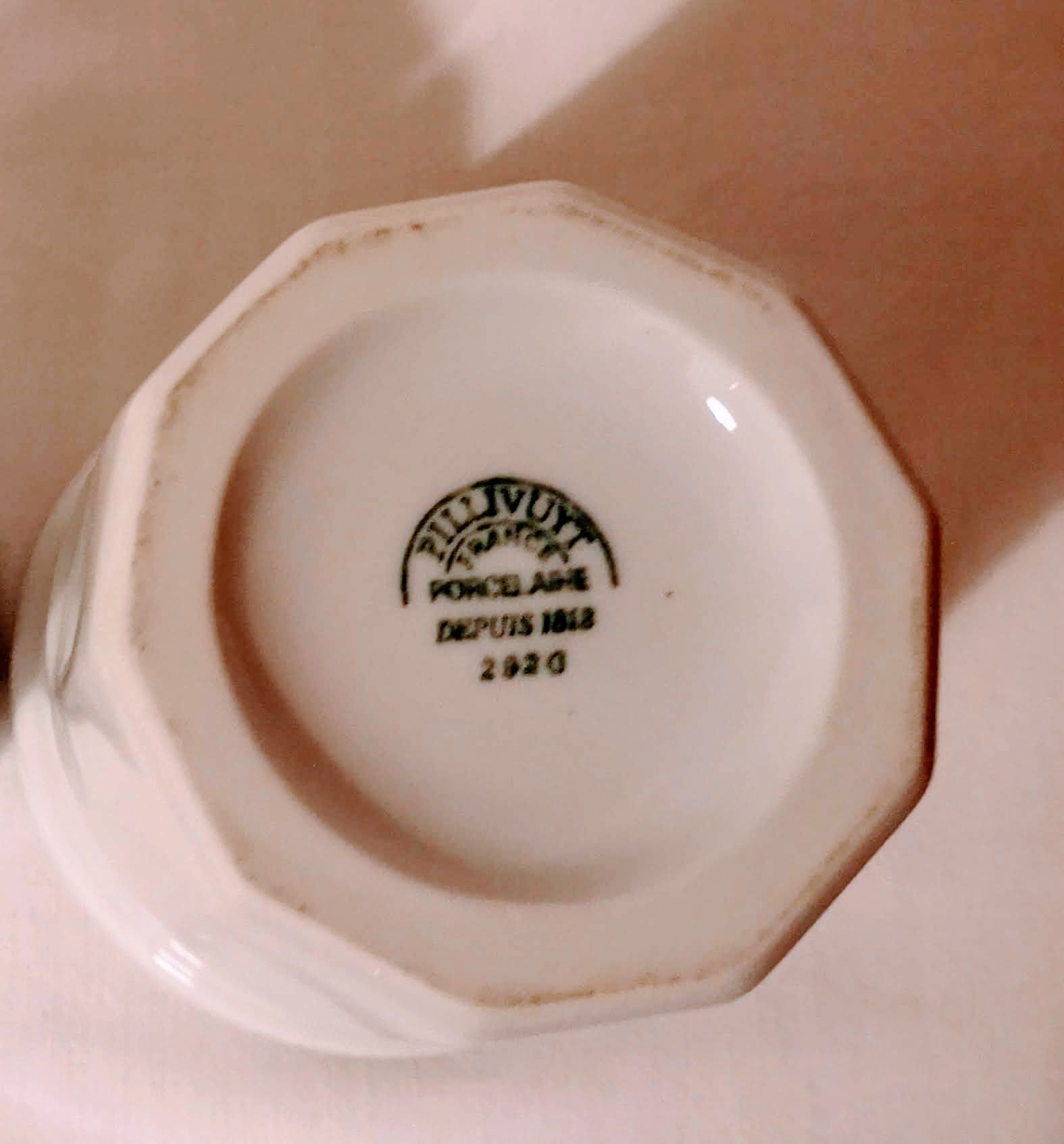 Pillivuyt porcelain jam jar 25 cl