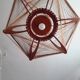 Vintage ceiling light from the 70s, Scandinavian style