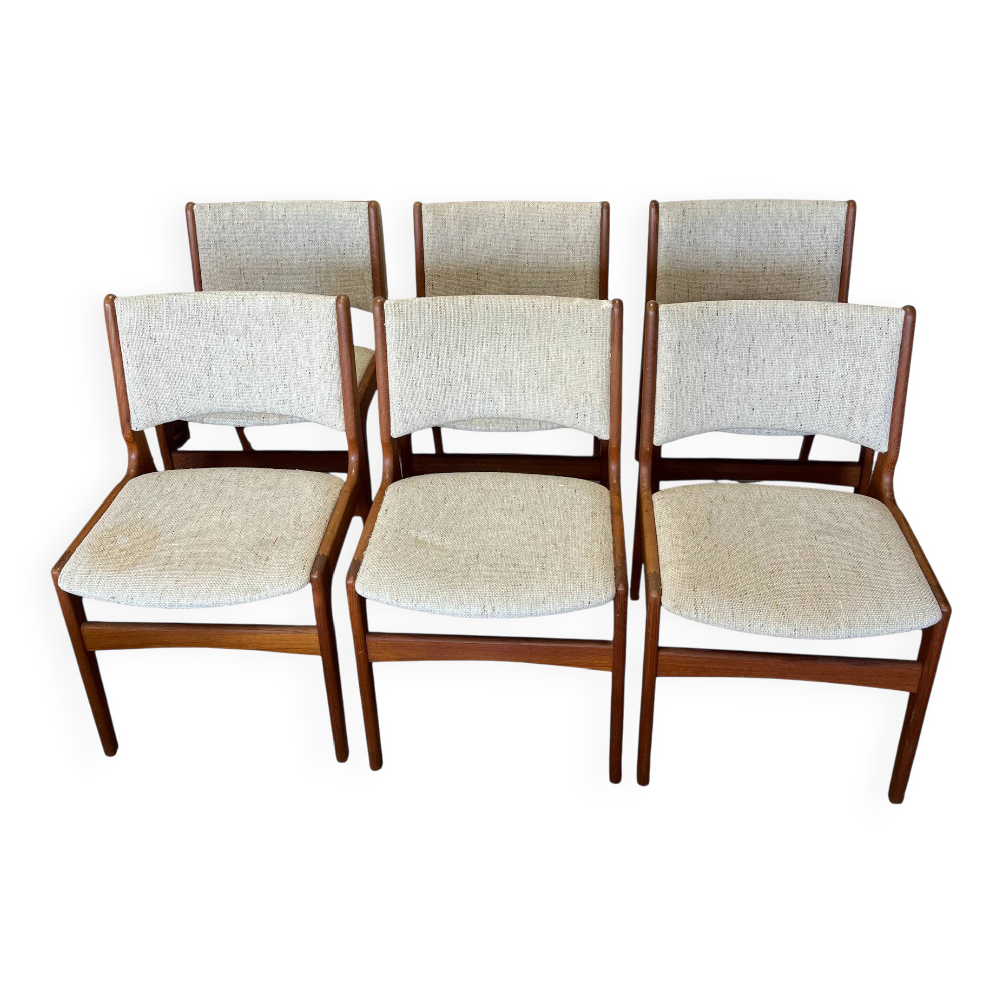 Scandinavian chairs Erik Buck 1960