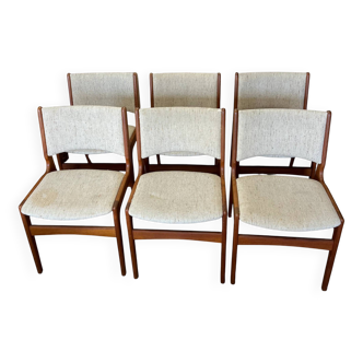 Scandinavian chairs Erik Buck 1960
