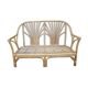 Old rattan sofa