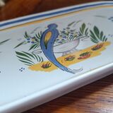 Empty pocket signed HB Henriot Quimper - Hand-painted faience