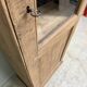 High glass-fronted oak cabinet (renovated)