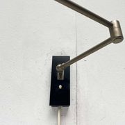 Mid-century German minimalist wall lamp model Flamingo by BUR, Bünte & Remmler Leuchten, 1960s.