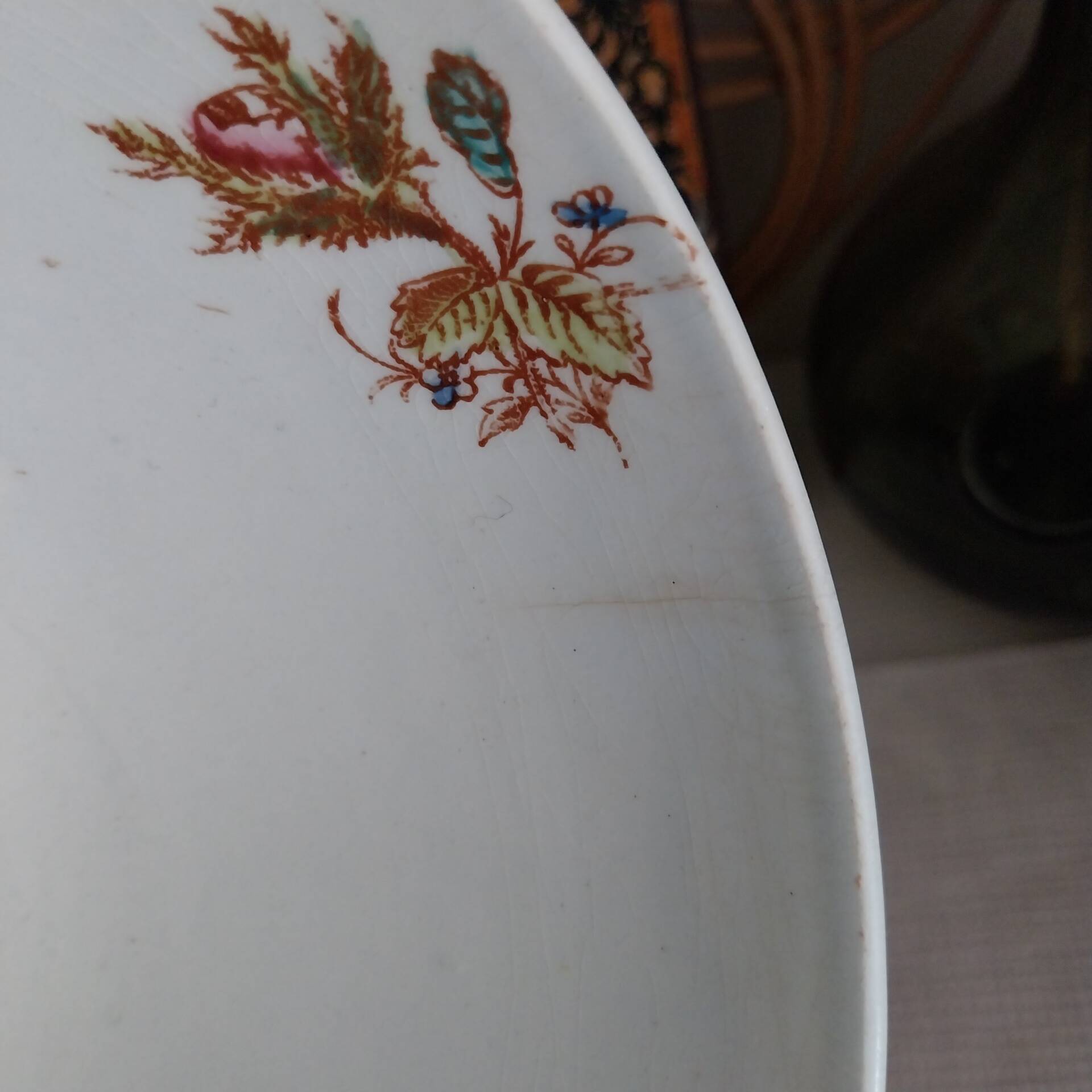 Old large bowl from grandmother Lunéville