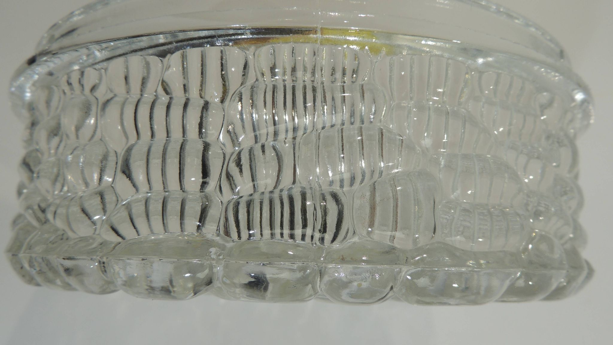 Vintage RZB ceiling light with bubble glass from the 1970s – Industrial wall light