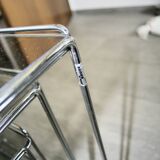 vintage graphic side table by max sauze 1970