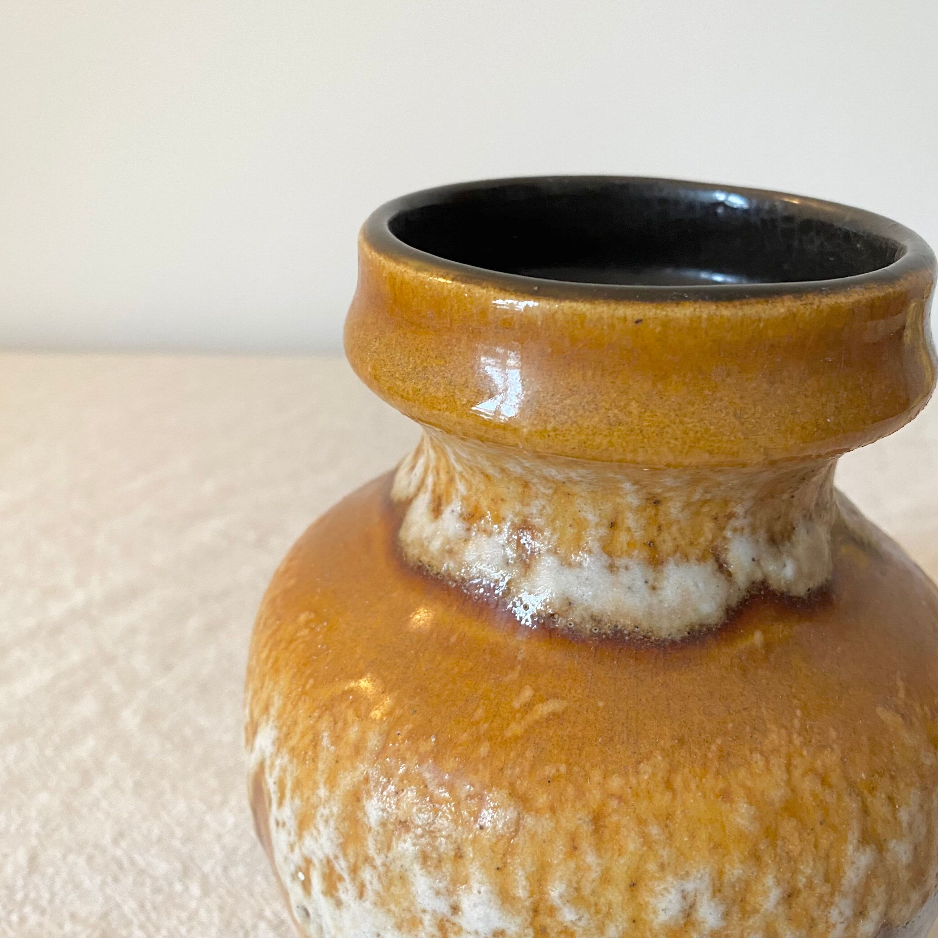 W.Germany ceramic vase (fat lava)