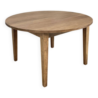 Round ash table, sixties