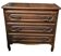 Stained Wooden Chest of Drawers with 3 Drawers