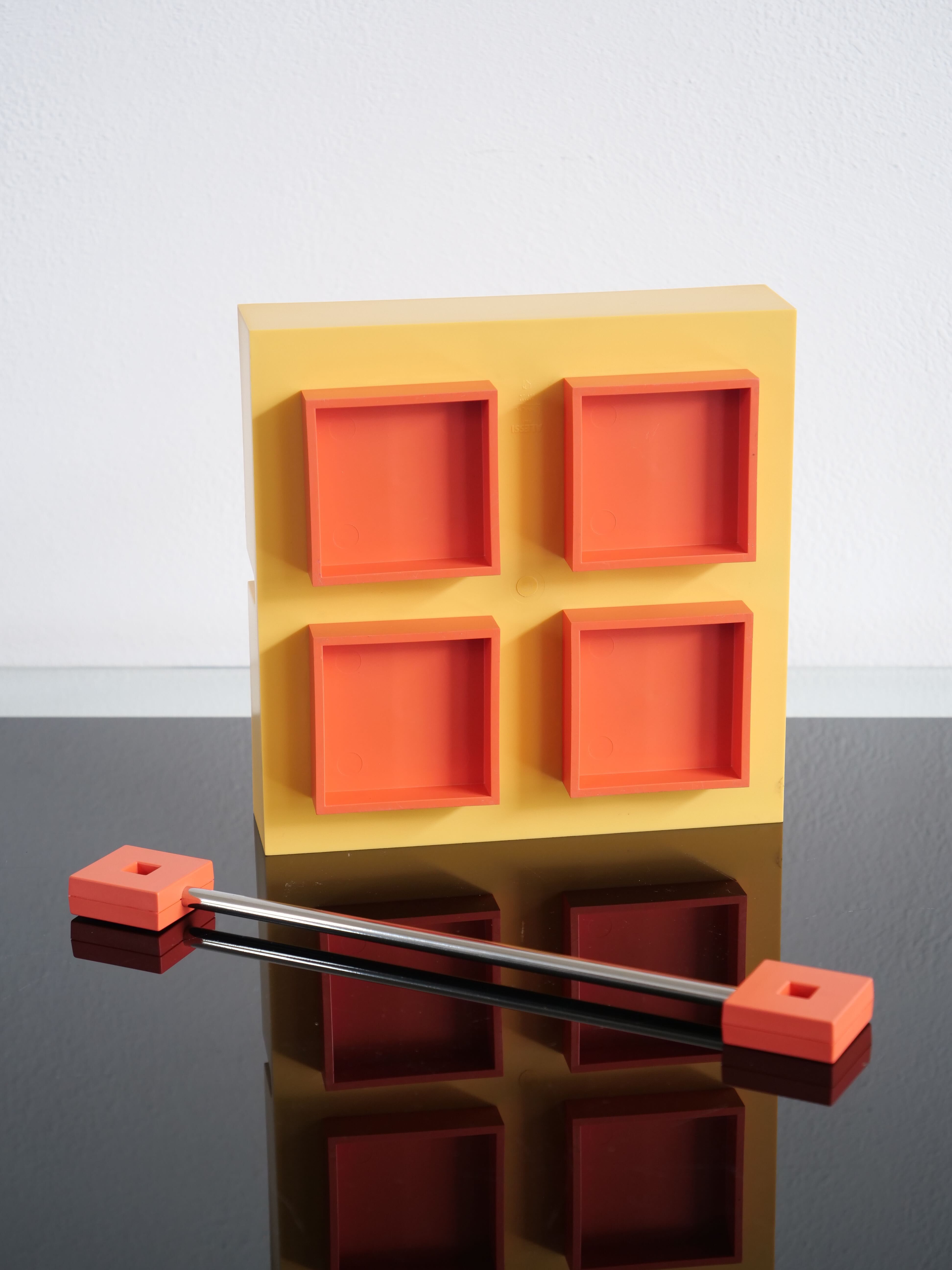 Alessi towel servant design by Michael Graves