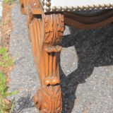 Pair of white skai armchairs