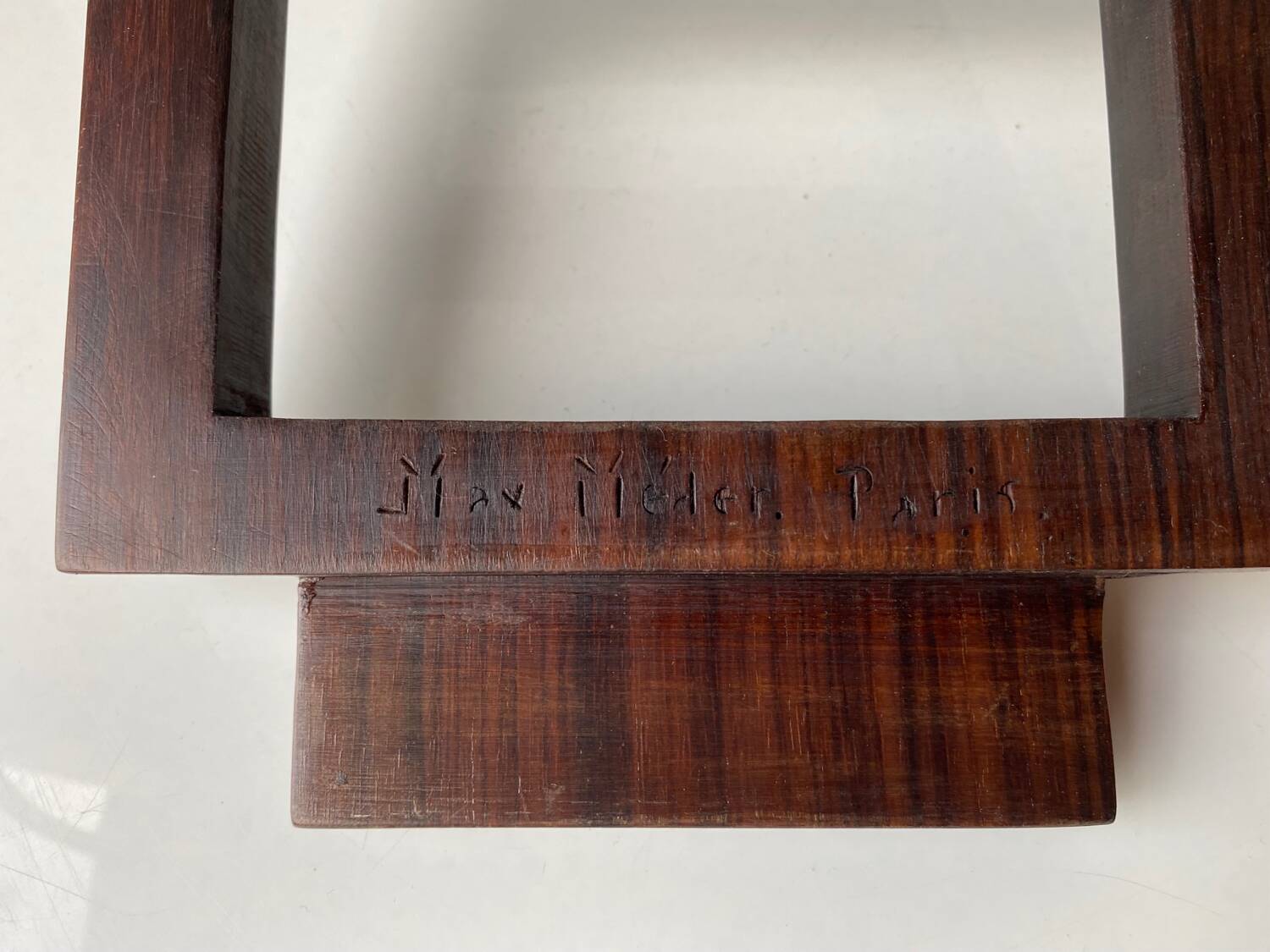Solid wood aperitif/cocktail tray by Max Meder