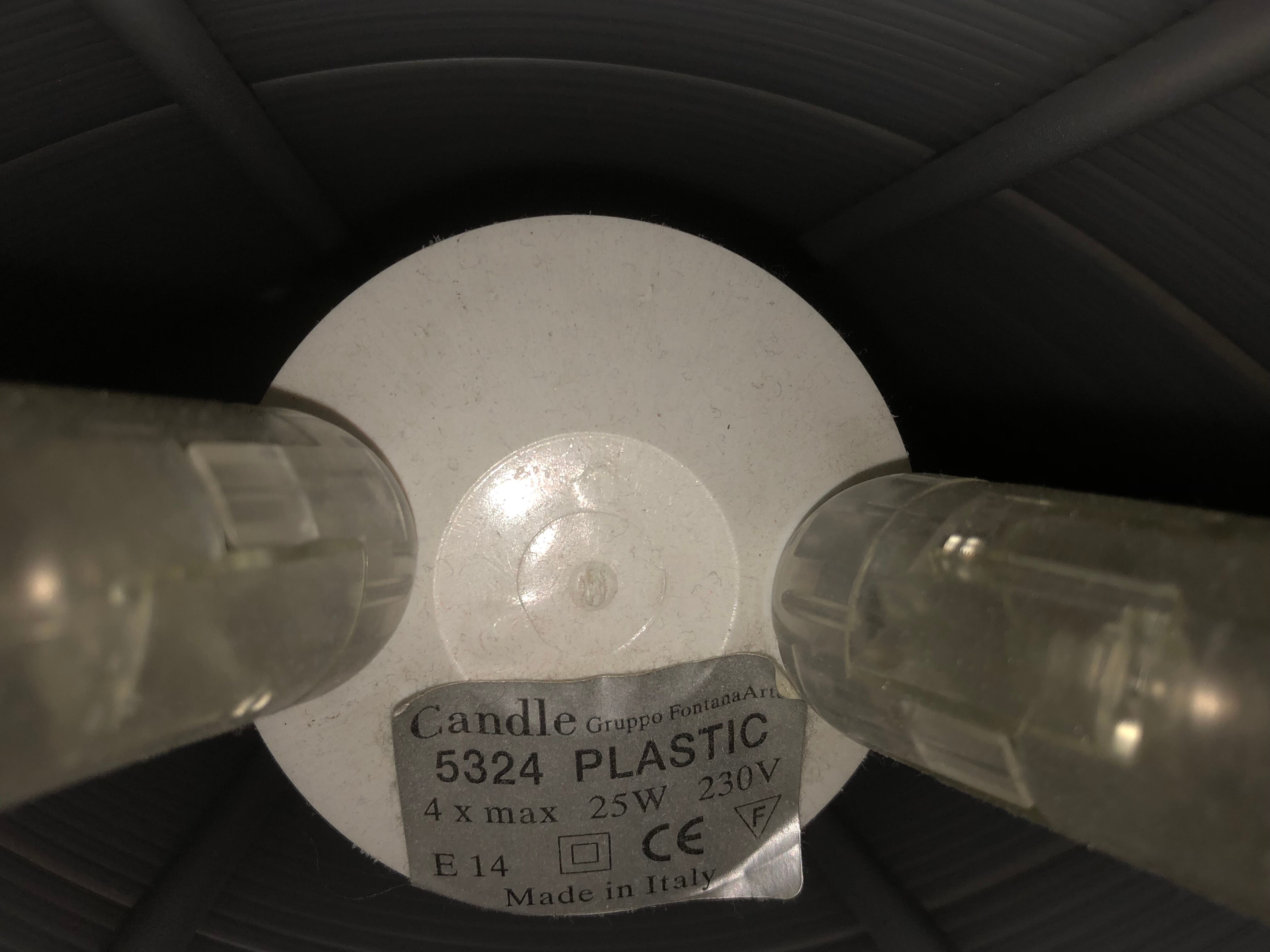 Candel plastic Fontana Arte