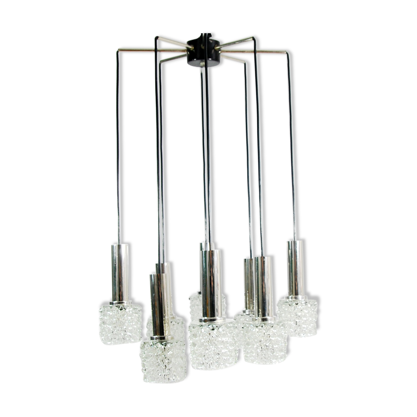 Cascade lamp by Wortmann & Filz Germany 70s.