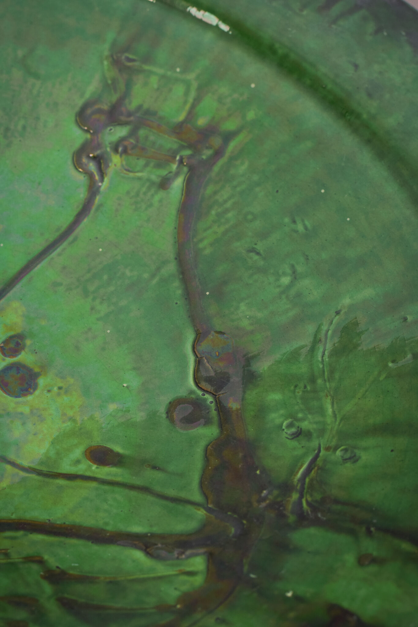 Early Folk Art Plate