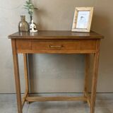 High table / Console in solid wood from the 50s