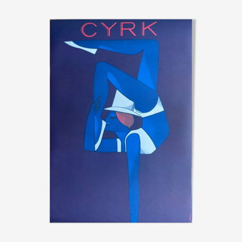 W. Gorka (1922-2004), Circus Acrobat 1971, Affiche n° 29, Édition limitée officielle environ 500 exemplaires, imprimé en 2018