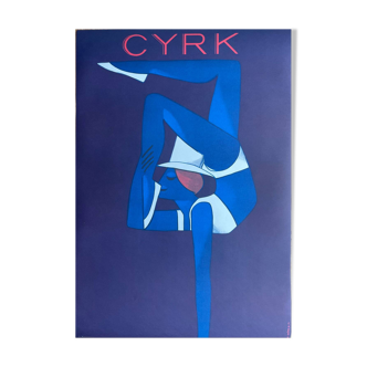 W. Gorka (1922-2004), Circus Acrobat 1971, Affiche n° 29, Édition limitée officielle environ 500 exemplaires, imprimé en 2018