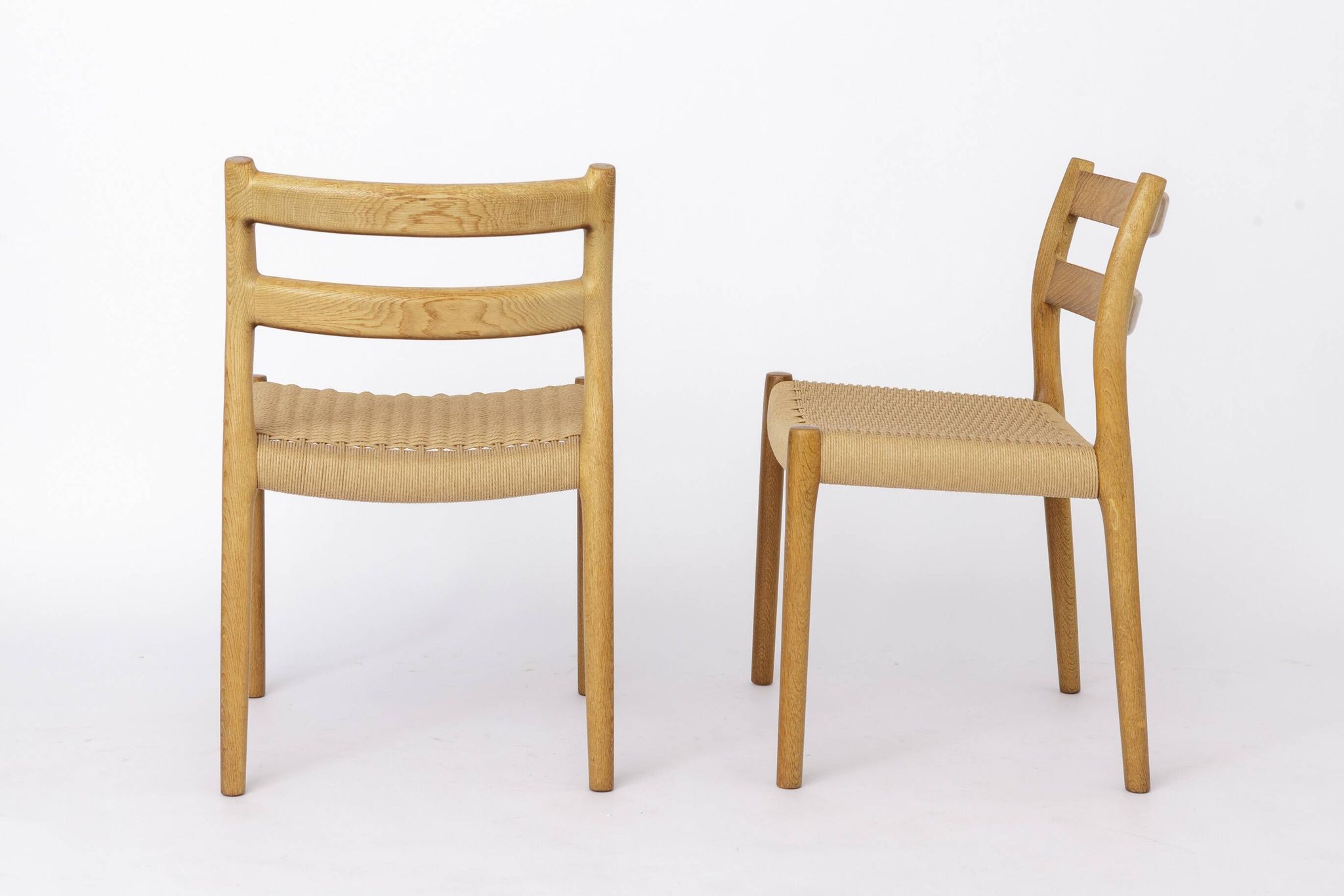 Niels Otto Møller Model 84 Dining Chairs Set of 4, Oak, 1970s Danish