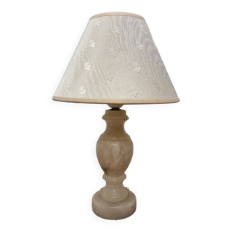 Lampe de table espagnole vintage en albâtre, des années 1970/80