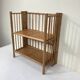 Foldable bamboo shelf
