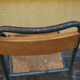 Pair of old Stella school chairs