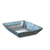 Large ceramic dish with polychrome decoration, Robert Picault, circa 1950
