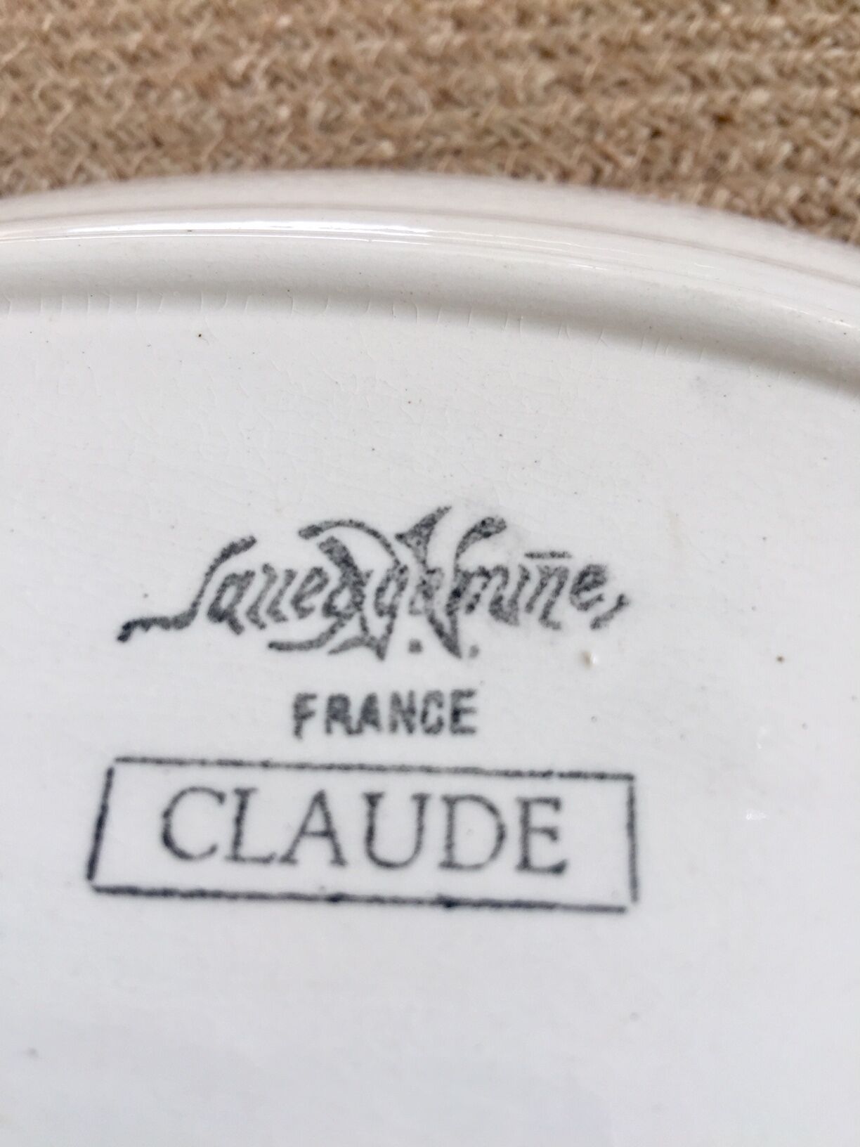 Ramequin oval Badonviller Claude