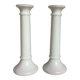 Pair of antique opaline candlesticks Germany