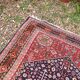 Ancient Senneh Persian rug 195x135cm handmade Herati wool Orient