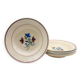 6 K&G Lunéville Deep Plates, “Denise” Model