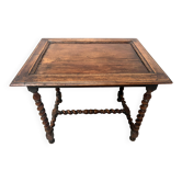 19th-century solid walnut desk.