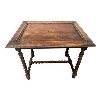 19th-century solid walnut desk.