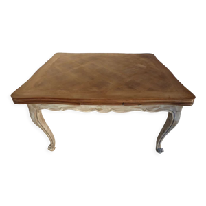Table en bois  massif - damier