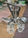 RARE silver-plated salt and pepper shaker set by Cristofle, Gallia collection