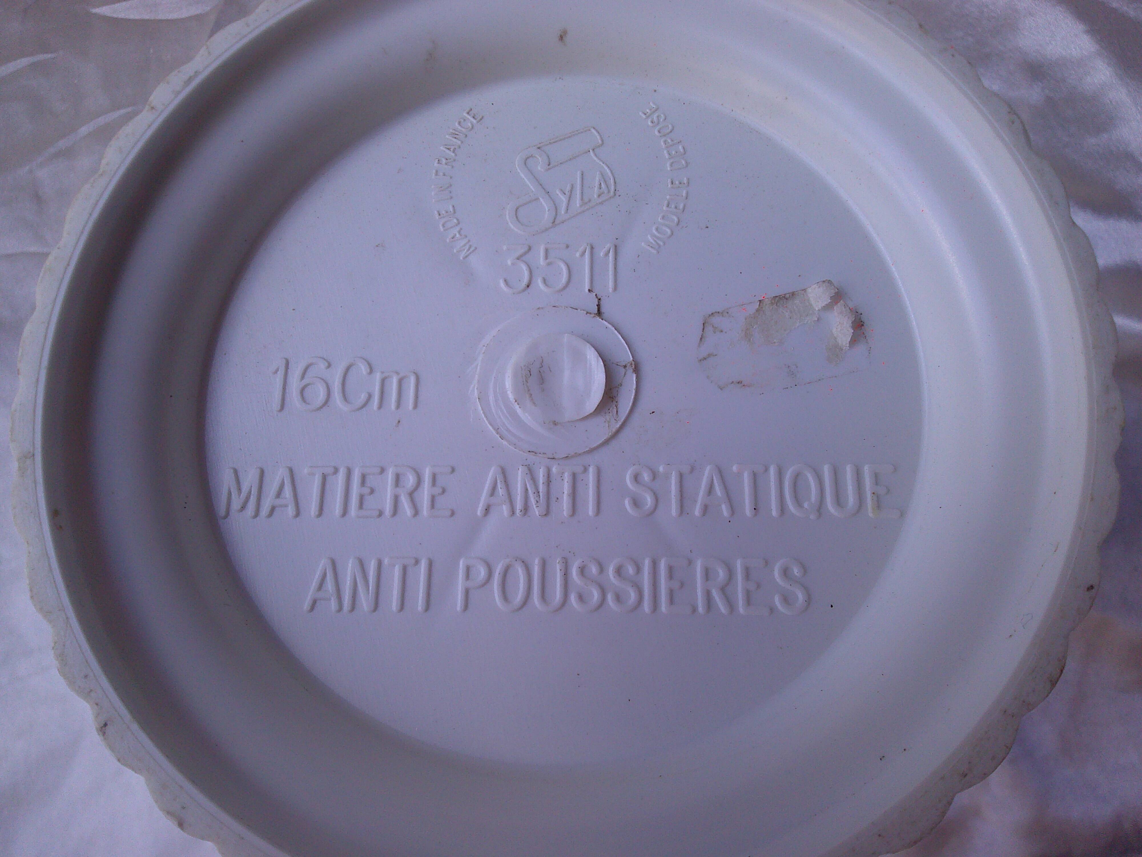 Syla 16 cm vintage white flowerpot