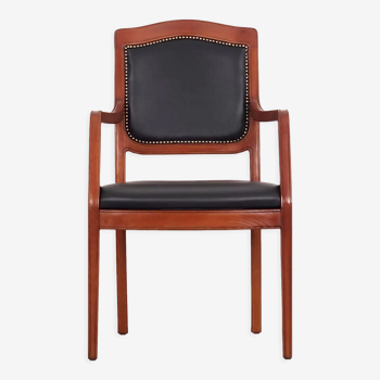 Fauteuil en hêtre, design danois, années 1970, production: Danemark