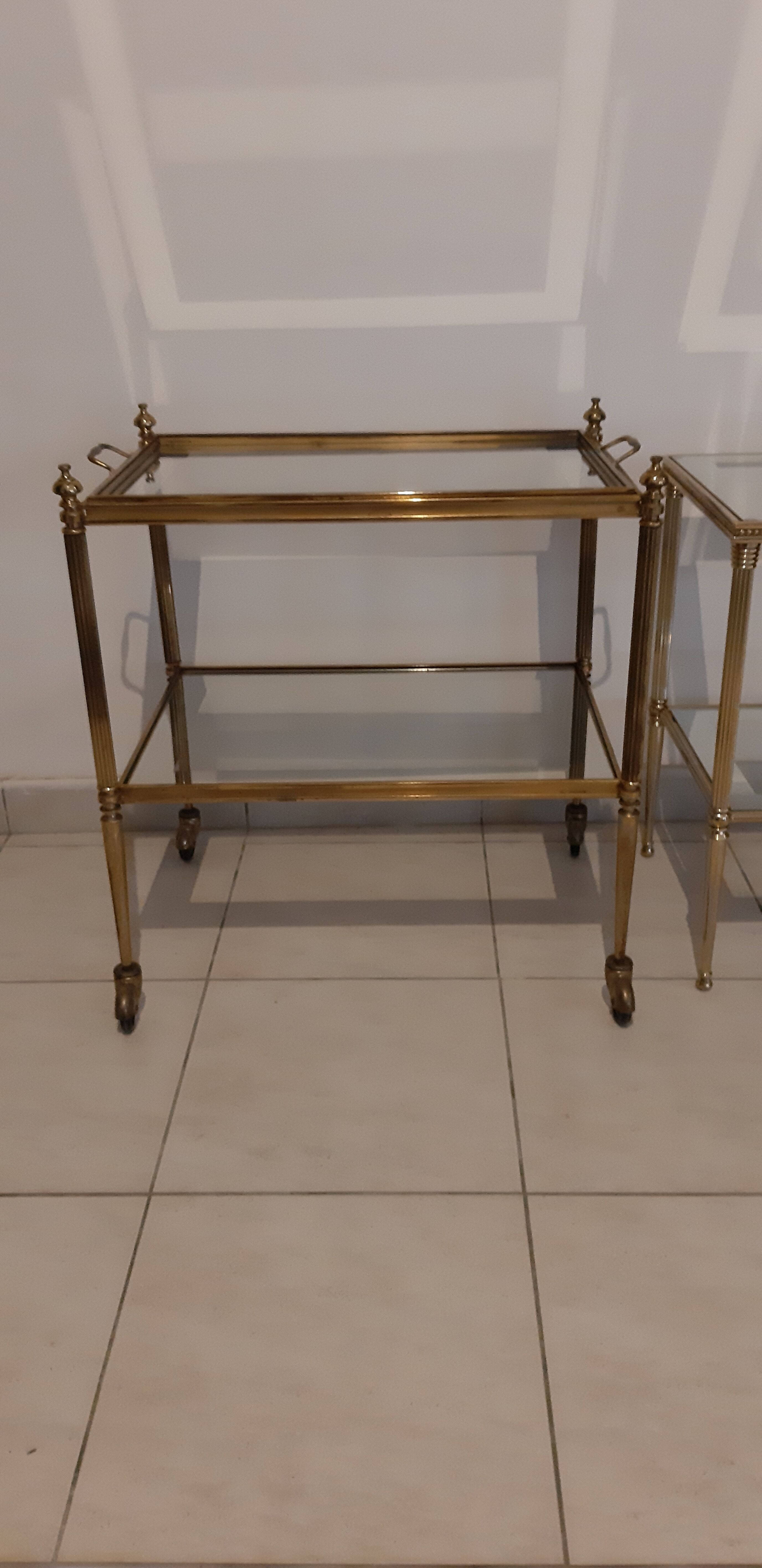 2 dessertes Maison Lancel