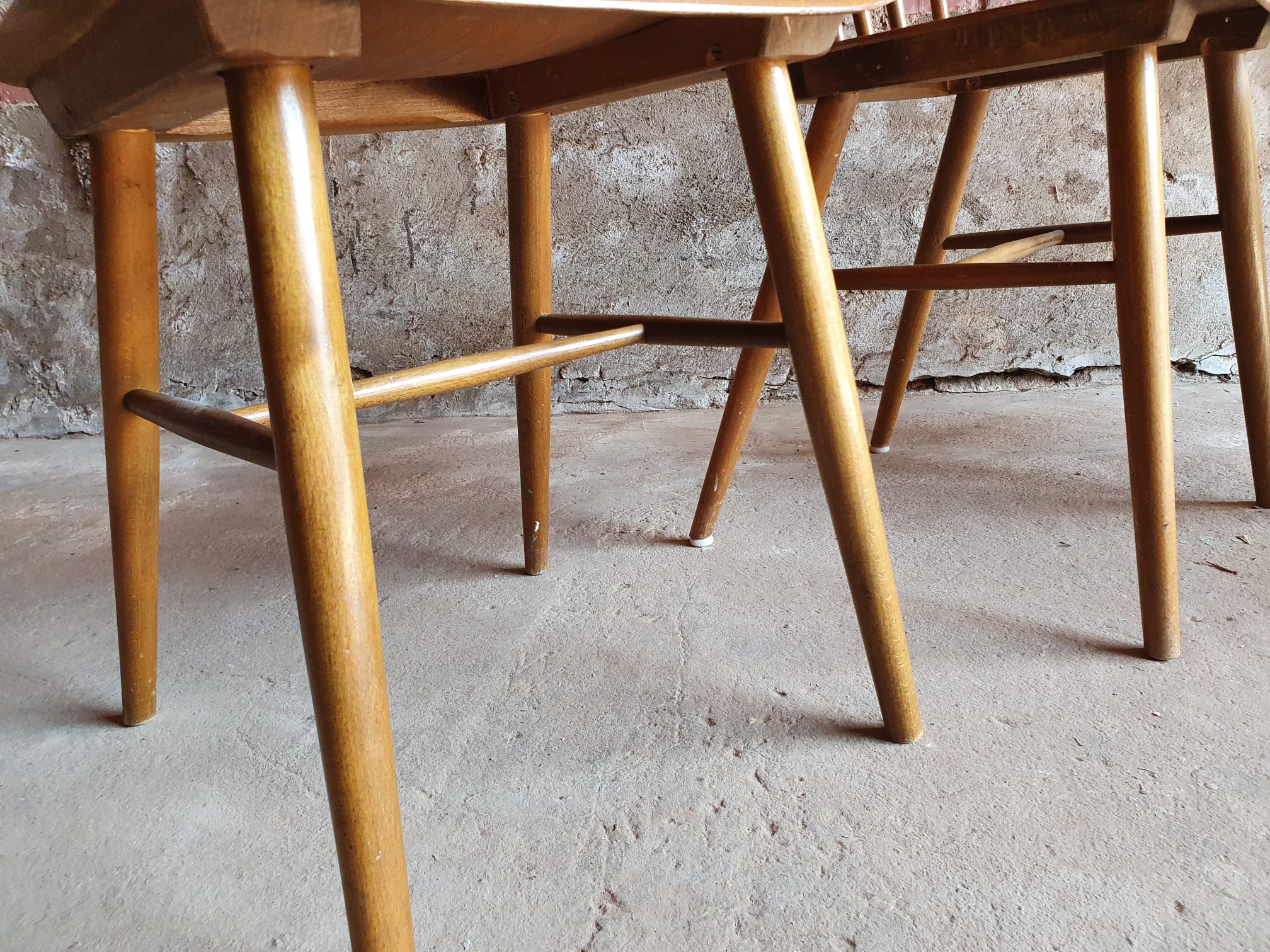 4 bistro chairs 1960