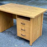 Scandinavian wooden desk from the 1980s with drawers