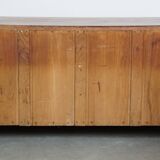Large antique oak sideboard / chest of drawers / dresser, counter or display cabinet