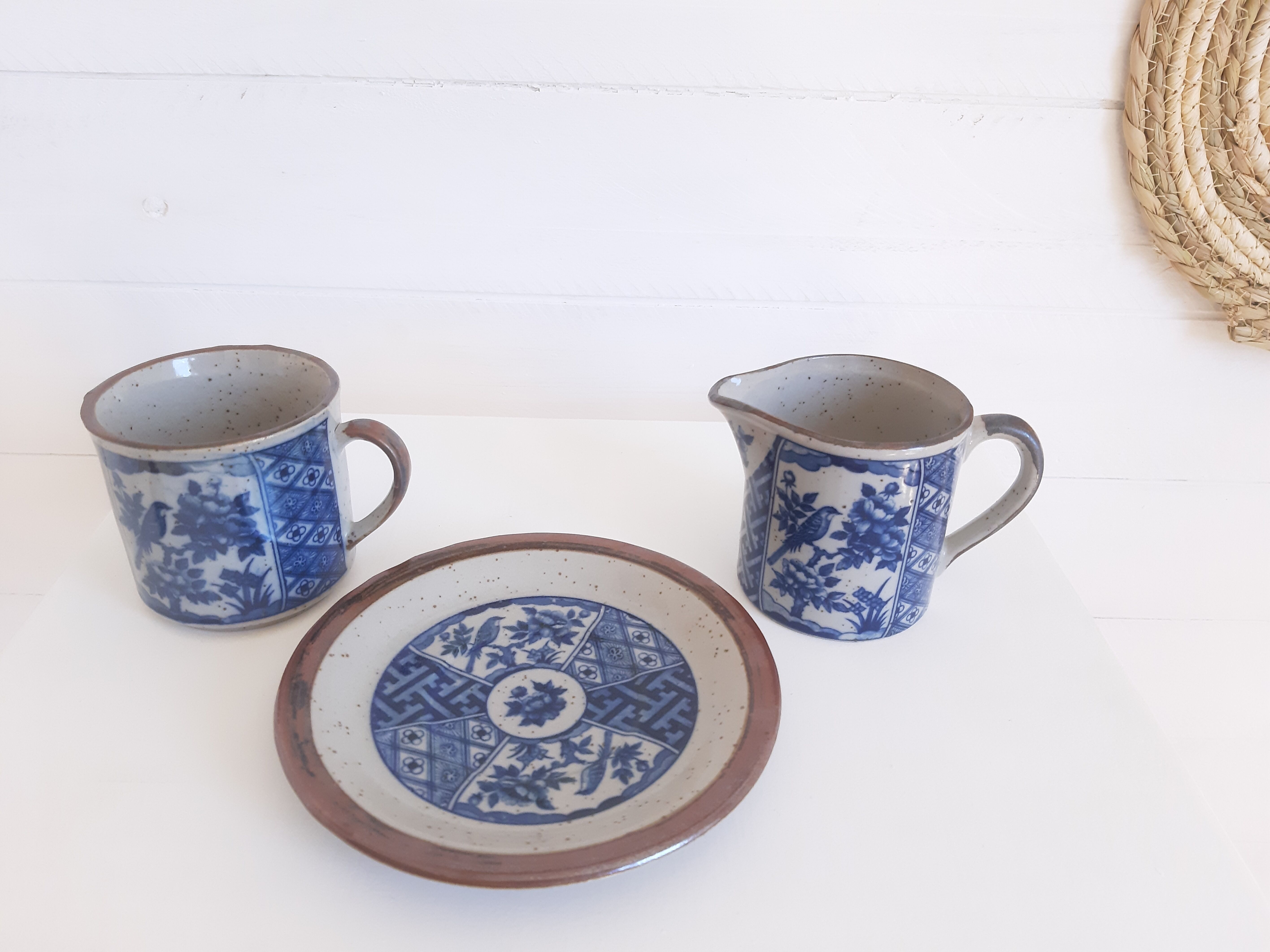 Stoneware coffee set